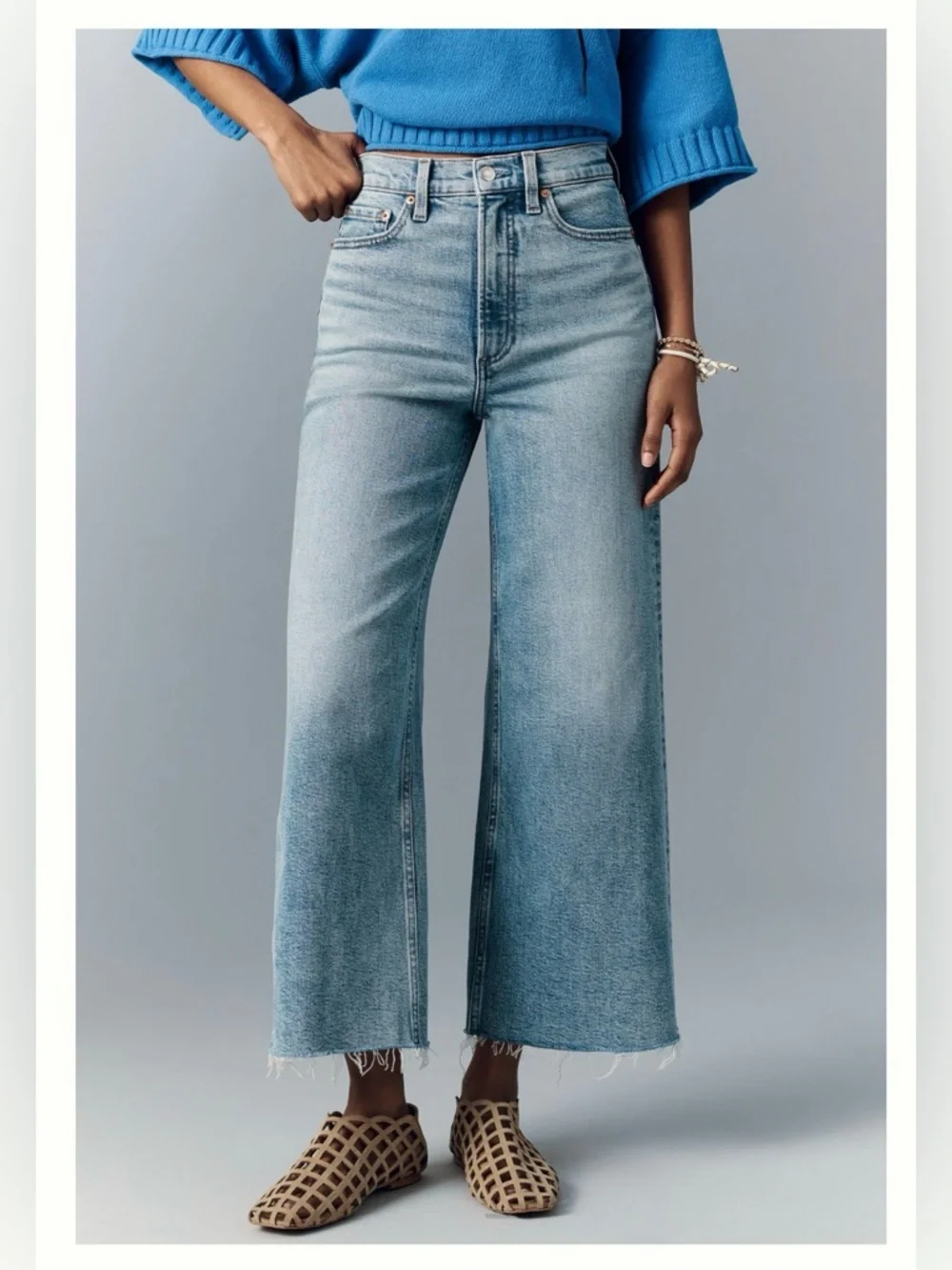 PISTOLA LANA CROP HIGH RISE ULTRA WIDE LEG in RHYTHM VINTAGE
Size 26 - Picture 2 of 10